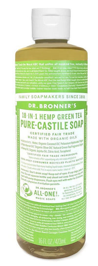 Dr. Bronners Pure-Castile Liquid Soap - Green Tea* | Mr Vitamins