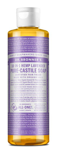 Dr. Bronners Pure-Castile Liquid Soap - Lavender | Mr Vitamins