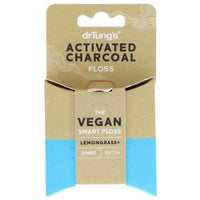 Dr Tungs Smart Vegan Dental Floss Activated Charcoal & Lemongrass | Mr Vitamins