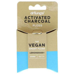 Dr Tungs Smart Vegan Dental Floss Activated Charcoal & Lemongrass
