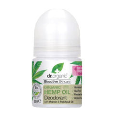 Dr Organic Roll-On Deodorant Organic Hemp Oil