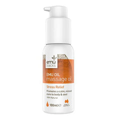 Emu Tracks Emu Oil Stress Relief Massage Oil