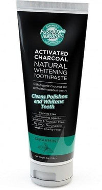 Essenzza Fuss Free Naturals Activated Charcoal Toothpaste | Mr Vitamins