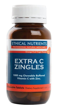 ETH NUT C ZINGLES OR 50 Tablets Orange| Mr Vitamins