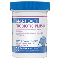 Ethical Nutrients Inner Health Probiotic Plus D
