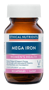 Ethical Nutrients Mega Iron with Activated B | Mr Vitamins