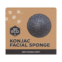 Ever Eco Konjac Facial Sponge - Charcoal | Mr Vitamins