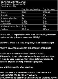 F1 100% PURE COLOSTRUM 400G | Mr Vitamins