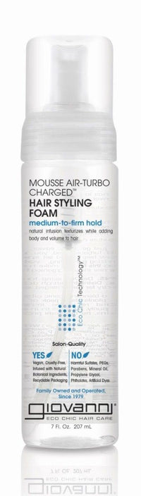 GIOVANNI ORG HAIR MOUSSE 207ML | Mr Vitamins