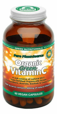 Microrganics Organic Green Vitamin C 60 Vegan Capsules | Mr Vitamins