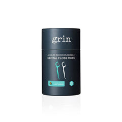 Grin Biodegradable Dental Floss Picks Adults