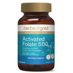 Herbs Of Gold Activated Folate 500