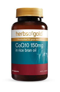 HOG COQ10 150plusRICE BRN OIL 120 120 Capsules | Mr Vitamins