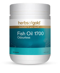Herbs Of Gold Fish Oil 1700mg Odourless