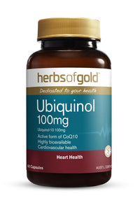 Herbs Of Gold Ubiquinol 100mg* | Mr Vitamins