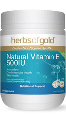 Herbs Of Gold Vegan Vitamin E 500 I.U.