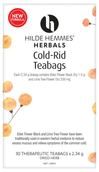 Hilde Hemmes Cold-Rid Teabags 30 Tea Bags | Mr Vitamins
