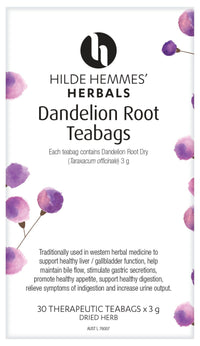 Hilde Hemmes Danelion Root Teabags 30 Tea Bags | Mr Vitamins