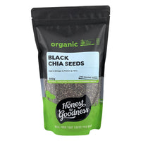 Honest to Goodness Organic Black Chia Seeds | Mr Vitamins