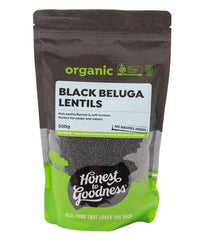 Honest to Goodness Organic Black Lentils