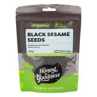 Honest to Goodness Organic Black Sesame Seeds | Mr Vitamins