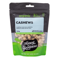 Honest to Goodness Organic Cashews* | Mr Vitamins