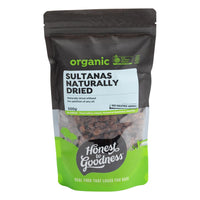 Honest to Goodness Organic Dried Sultanas* | Mr Vitamins