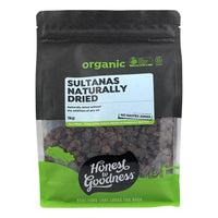Honest to Goodness Organic Dried Sultanas* | Mr Vitamins
