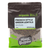 Honest to Goodness Organic French Green Lentils* | Mr Vitamins