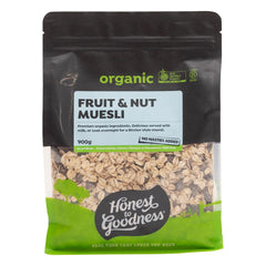Honest to Goodness Organic Fruit & Nut Muesli