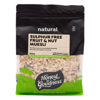 Honest to Goodness Sulphur Free Fruit & Nut Muesli* | Mr Vitamins