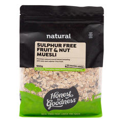 Honest to Goodness Sulphur Free Fruit & Nut Muesli