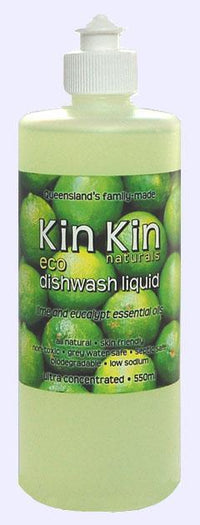 KIN KIN ECO DISHWASH 550ML 550ML Lime and Eucalyptus| Mr Vitamins