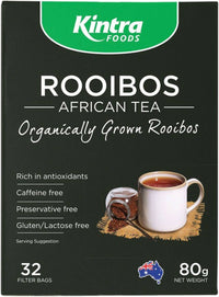 KINTRA FOODS ROOIBOS 32 Tea Bags | Mr Vitamins