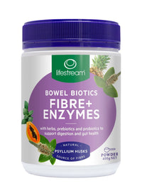 Lifestream Bowel Biotics Fibre With Enzymes Powder 400G | Mr Vitamins