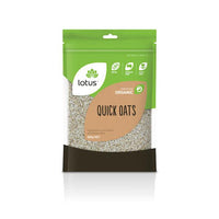 LOTUS ORG QUICK OATS 500G | Mr Vitamins