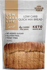 Low Carb Life Low Carb Quick Mix Bread Keto Bake Mix 400g