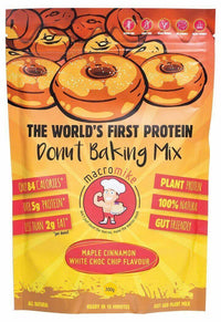 Macro Mike Protein Donut Mix - Cinnamon White Choc Chip - 300g | Mr Vitamins