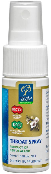 MANUKA HEALTH HONEYnPROPOLIS THROAT SPRAY 20ML | Mr Vitamins