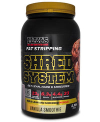 MAXS SHRED SYSTEM 1KG Vanilla| Mr Vitamins
