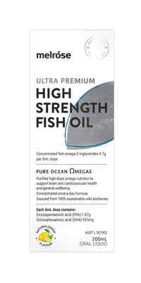 Melrose High Strength Fish Oil Oral Liquid | Mr Vitamins