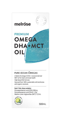 Melrose Omega DHA MCT Oil Oral Liquid | Mr Vitamins