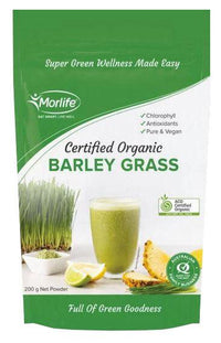 Morlife Alkalising Organic Barley Grass Powder | Mr Vitamins