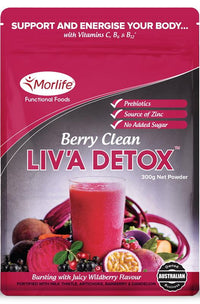 Morlife Berry Clean Liv?A Detox Powder* | Mr Vitamins