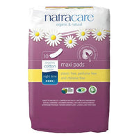 NATRACARE 10 NIGHTIME PADS 10 Pieces Night Time| Mr Vitamins