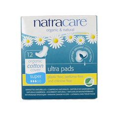 Natracare Ultra Pads (Wings) - Super