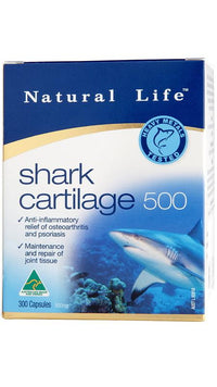 Natural Life Shark Cartilage 500mg* | Mr Vitamins
