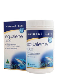 Natural Life Squalene 1000mg | Mr Vitamins