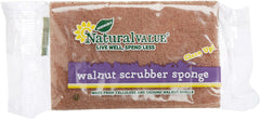 Natural Value Walnut Scrubber Sponge