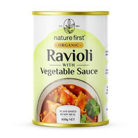 Nature First Ravioli with Vegetable Sauce | Mr Vitamins